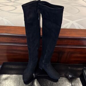 Michael Kors Sleek Black Over-the-Knee Boots
